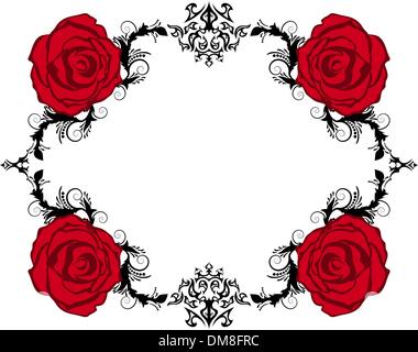 floral frame Stock Vector