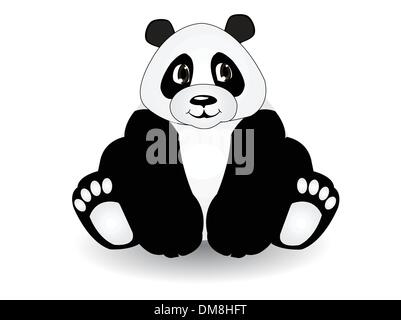 Cute panda Stock Vector