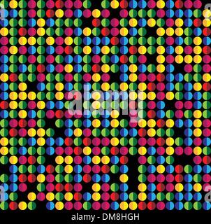 Seamless Abstract Colorful Dots Background. Stock Vector
