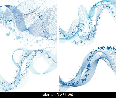 water  background Stock Vector