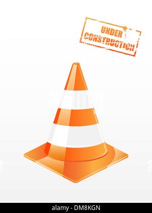 Vector traffic cone Stock Vector