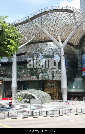 Cartier store at the ION Orchard shopping mall. Orchard Road, Singapore. Stock Photo