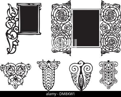 Decorative ornament Gothic style Stock Vector