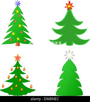 Christmas trees Stock Vector