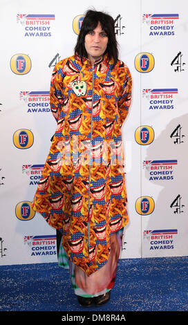London, UK, 12th December 2013 Noel Fielding arrives at the British Comedy Awards at Fountain Studios, Wembley, London Photo: MRP/Alamy Live News Stock Photo