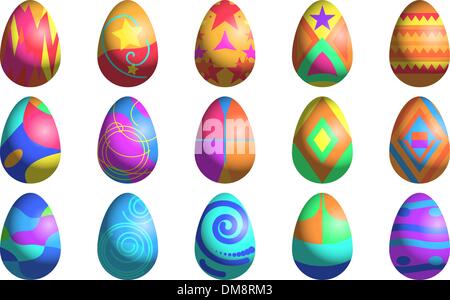 Easter eggs Stock Vector