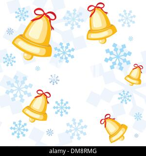 Christmas seamless pattern with snowflakes Stock Vector