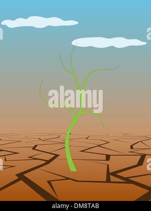 Dry land Stock Vector