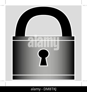 Padlock Security Icon Stock Vector