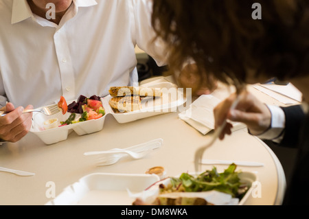 Lunch in the office Stock Photo