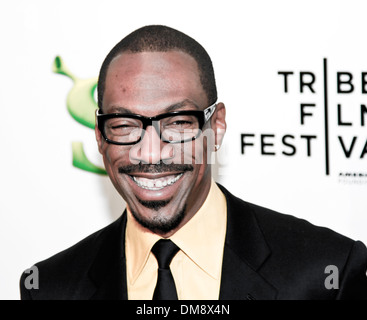 NEW YORK, US - APRIL 21, 2010:Eddie Murphy  attends the 'Shrek Forever After' premiere during the 2010 Tribeca Film Festival Stock Photo