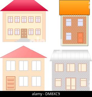 Houses set 9 collection Stock Vector Image & Art - Alamy