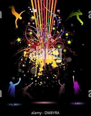 Funny party Stock Vector