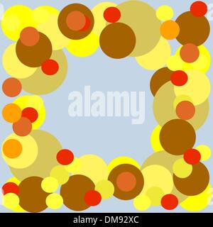 bubbles on blue background Stock Vector