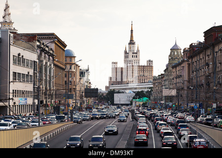 Big Garden (Bolshaya Sadovaya) street in Moscow Stock Photo