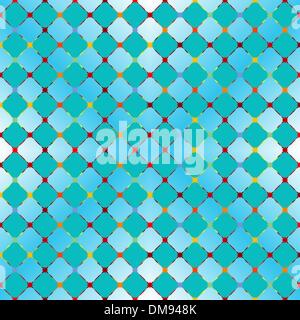 flowerish blue seamless texture Stock Vector
