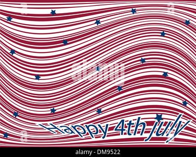 happy 4th july Stock Vector