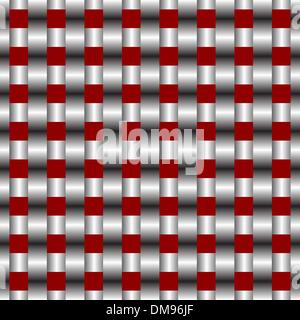 metallic seamless mesh on squash backgroung Stock Vector