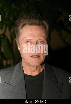 Dec. 14, 2002 - Hollywood, CALIFORNIA, USA - K2852MR .TRIBUTE TO CHRISTOPHER WALKEN.EGYPTIAN THEATRE, HOLLYWOOD, CA.12/14/02. MILAN RYBA/   2002.CHRISTOPHER WALKEN(Credit Image: © Globe Photos/ZUMAPRESS.com) Stock Photo