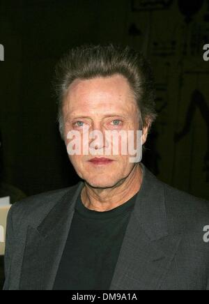 Dec. 14, 2002 - Hollywood, CALIFORNIA, USA - K2852MR .TRIBUTE TO CHRISTOPHER WALKEN.EGYPTIAN THEATRE, HOLLYWOOD, CA.12/14/02. MILAN RYBA/   2002.CHRISTOPHER WALKEN(Credit Image: © Globe Photos/ZUMAPRESS.com) Stock Photo