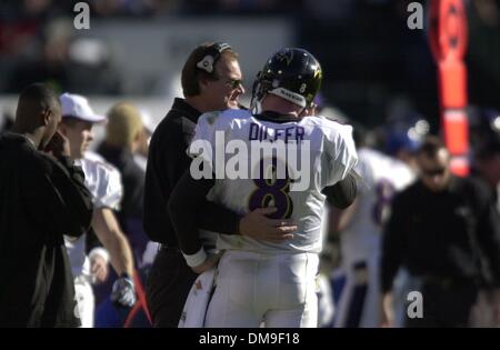 Baltimore Ravens - RAIDERS RAVENS Oakland Raiders vs. Baltimore Ravens at  Oakland Alameda County Coliseum Sunday, January 14, 2001. Ravens Beat  Raiders 19-3. AFC championship game. Baltimore Ravens wide receiver Qadry  Ismail (