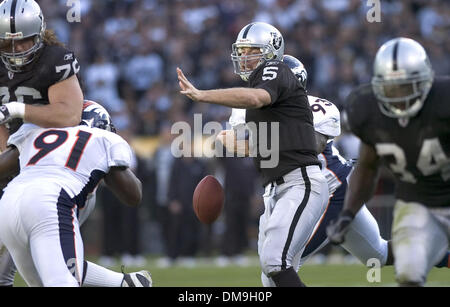 Oakland, California, USA. 13th Nov, 2005. Oakland Raiders wide