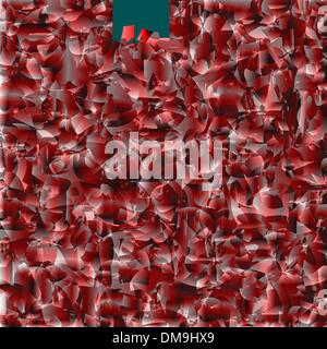 random abstract red texture Stock Vector