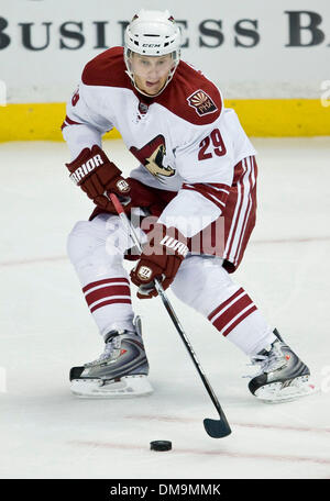 Sep 16, 2009 - Anaheim, California, USA - Phoenix Coyotes defenseman ...