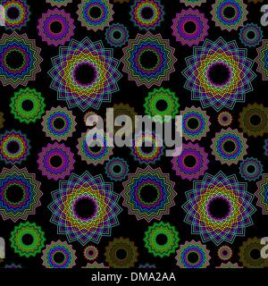 seamless geometric pattern extended 2 Stock Vector