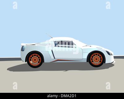 sport car  illustration Stock Vector