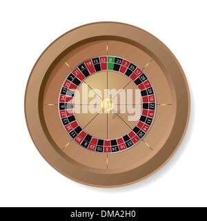 Roulette Wheel Stock Vector