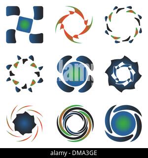 various design elements collection Stock Vector