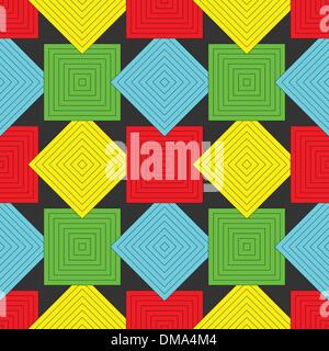 squares pattern Stock Vector