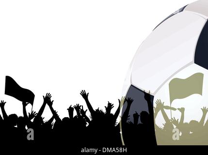 Soccer poster. EPS 8 Stock Vector