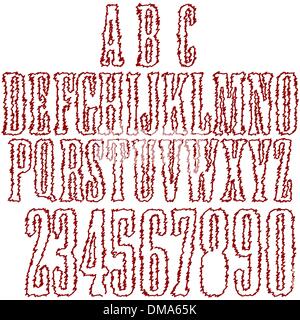 alphabet abstract letters, vector art illustration Stock Vector Image ...