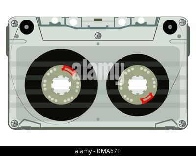 audio tape Stock Vector