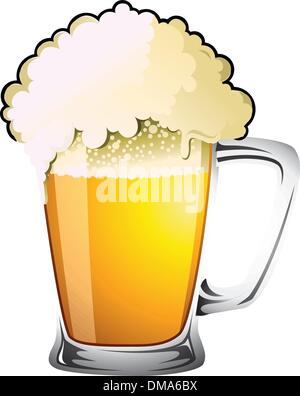 Vector illustration of a stylized beer mug Stock Vector Image & Art - Alamy