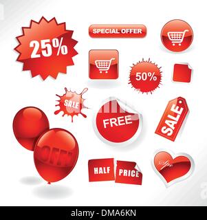 Sale items Stock Vector