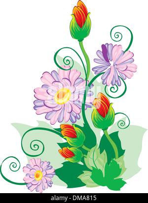 Beautiful flower ornament Stock Vector Image & Art - Alamy