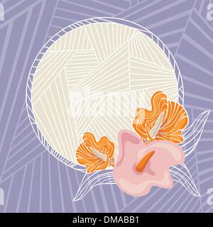 Floral frame. Vector illustration Stock Vector Image & Art - Alamy