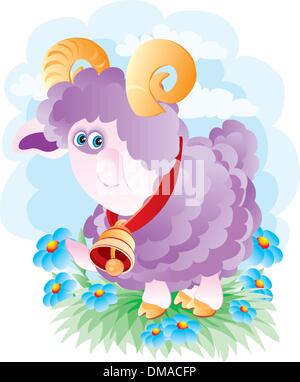 The young ram Stock Vector