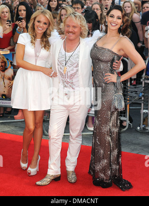Laura Aikman Leigh Francis aka Keith Lemon and Kelly Brook 'Keith Lemon Film' World premiere held at Odeon West End - Arrivals Stock Photo