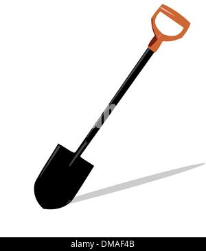 Realistic shove Stock Vector