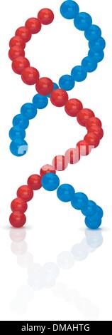 Dna illustration Stock Vector