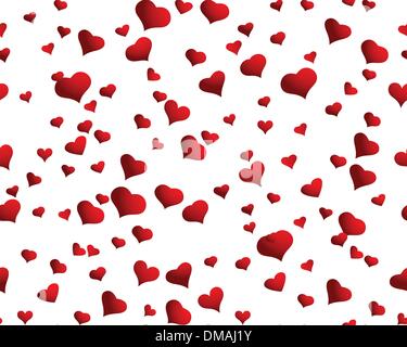 seamless hearts background Stock Vector