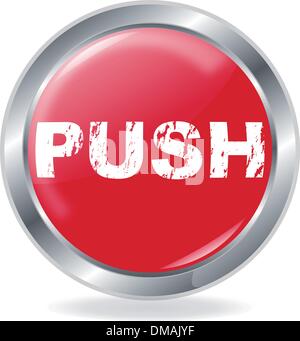 Push Button Stock Vector