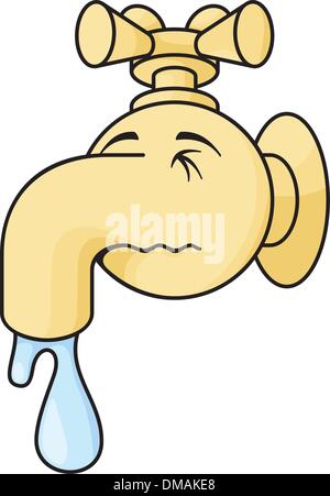 Faucet nose Stock Vector