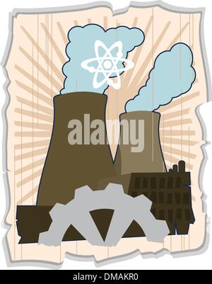 atomic energy Stock Vector