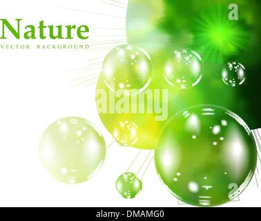 Soap bubbles Stock Vector