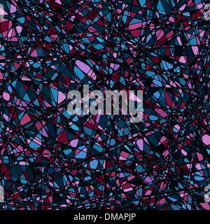 Stained glass texture in a purple tone. EPS 8 Stock Vector